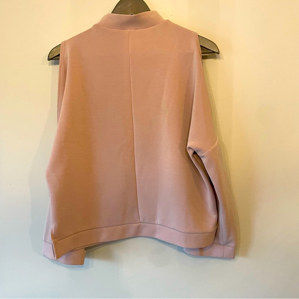 Dynamite Cold Shoulder Top, Blush- size Medium - Picture 2 of 5